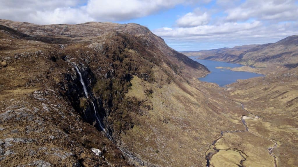 Eas a Chaul Aluinn Britains Highest Waterfall